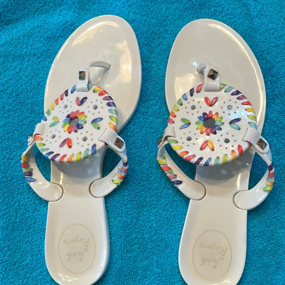 Jack Rogers jelly sandals